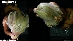 Alexis Swallows Cum From Dicks In Gloryhole Liquid Lunch Session