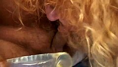 Old Italian Lady Gets Excited with Cock and Toys in Play