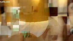 Voyeur couple in cosplay fucks in Airbnb