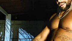 Latina amateur moans as personal trainer licks her wet pussy and big ass