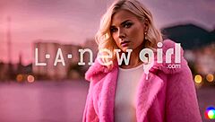 Hot brunette begs photographer for cum in casting interview.