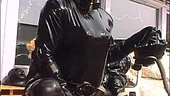 Roxina in Retro Rubber Outfit Gets Horny Action