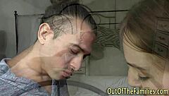 real stepmom gets jizzed after fingering and anal