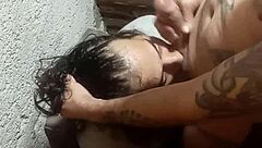 Slave Loves Deepthroating Big Black Cock