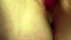 Young girl explores with vibrator in private session