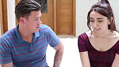 Hot stepsister gets bold anal fuck from stepbro