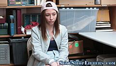 I caught the shoplifter and gave her a facial