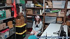 I caught the shoplifter and gave her a facial