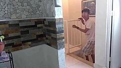 Shemale Teens Spied On During Lesbian Fun