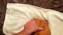 Mac Brampton plays with his favorite toy