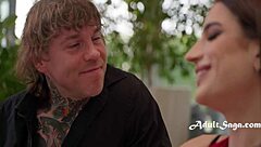 I watched tiny european girl fuck muscular bodybuilder passionately