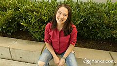 Cute Lilith Masturbating Wildly In Bathroom