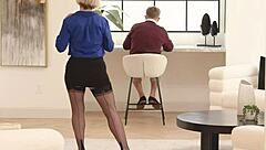 Naughty MILF Dee Williams seduces her hung stepson. He slams her ass hard 😈.