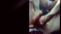 old man cheats with beautiful barefoot footjob on monster cock