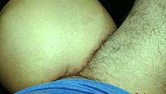 Girlfriend screams in doggystyle with husband's friend