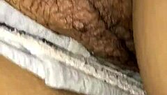 What Intriguing Play Happens with Her Pussy in This Scene?