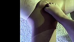 Wife Makes Husband Wear Wet Pantyhose For Kinky Footjob