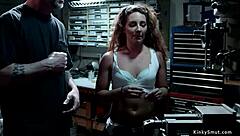 Big Butt Slave Gets Hard Whipped in Bondage Session