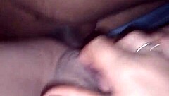 enjoying the company of the attractive white lady while she relaxes