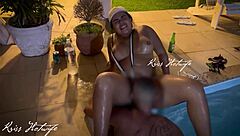 Brazilian Wife Tricked By Husband's Friend Into Intense Monster Cock Fucking Without Condom In Pool