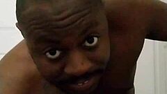 Shaving and masturbating privately