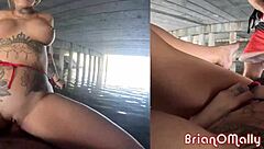 Skinny Stephanie Love Teases And Deepthroats Big Cock On Jet-Ski With Brian Omally