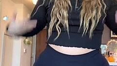 Pawg rips pants stretching big ass