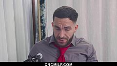 Freeuse Assistant and Client Suck and Fuck Boss's Cock Anytime with Big Tits Riding