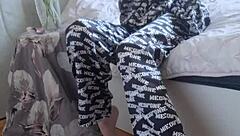 Elza Kom In Nylon Tights Fetish With Panty Sniffing In Bedroom