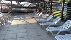 We film a crazy holiday video with hard spanking and moaning outdoors 😍