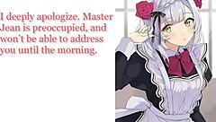 Noelle's new servant worships her feet in femdom