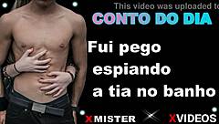 Caught Spying on Aunt Bathing