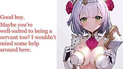 Noelle's new servant worships her feet in femdom