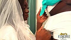 Ebony Wife Bent Over For Orgy