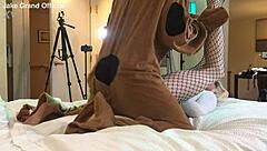 Scooby Doo has sex with a TS college student in a steamy scene