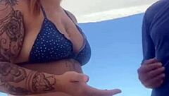 Almost Fucked on Crowded Beach!