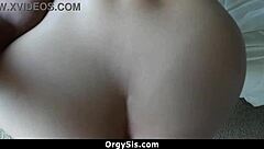 Stepsister skillfully performs an intimate act in POV