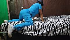 Mother-In-Law Teases With Her Hot Pussy Smell In Bed