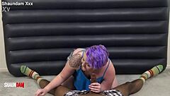 Smoking Cigs on Shaundamxxx Big Black Cock