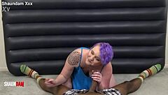 Smoking Cigs on Shaundamxxx Big Black Cock