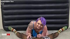 Smoking Cigs on Shaundamxxx Big Black Cock