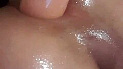 Tight Shemale Plays with 11 Inch Dildo