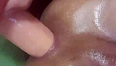 Tight Shemale Plays with 11 Inch Dildo