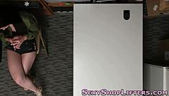 Brunette Teen Thief With Small Tits Caught