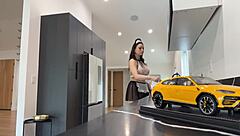 French maid aviana feels wet surprise with huge cock