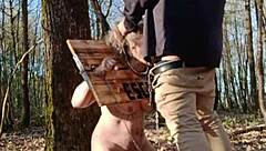 Submissive Slave In Pillory!