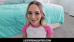Lilstepdaughter - Stepdaughter Lily Larimar Learns That A Little Spanking Goes A Long Way!