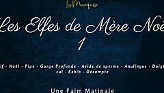 French elves give dirty talk in outdoor public