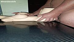 sally tries new position in trailer