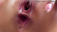 No mercy 2 cocks for tight Latina ass hole